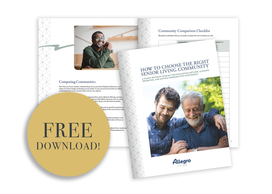 Allegro Senior Living | Planning Resources