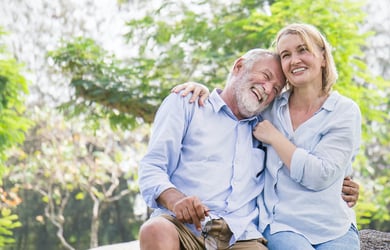 Senior father with memory loss with daughter