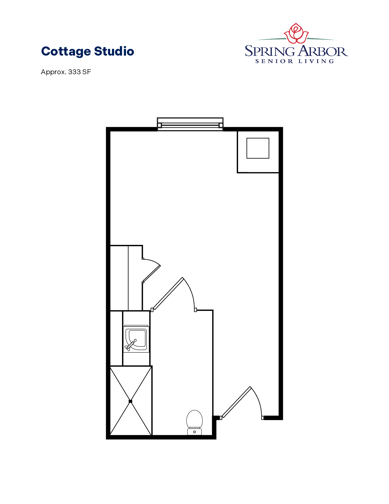 Cottage Studio Floor Plan