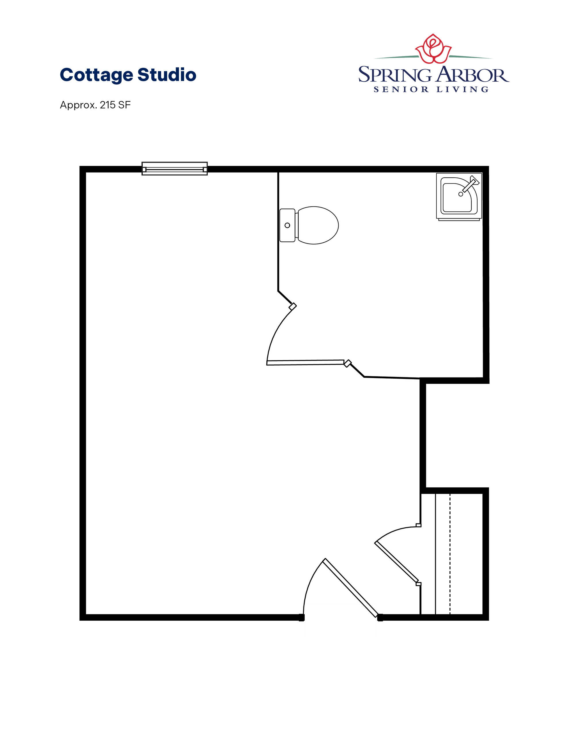 Cottage Studio Greenville Floor Plan