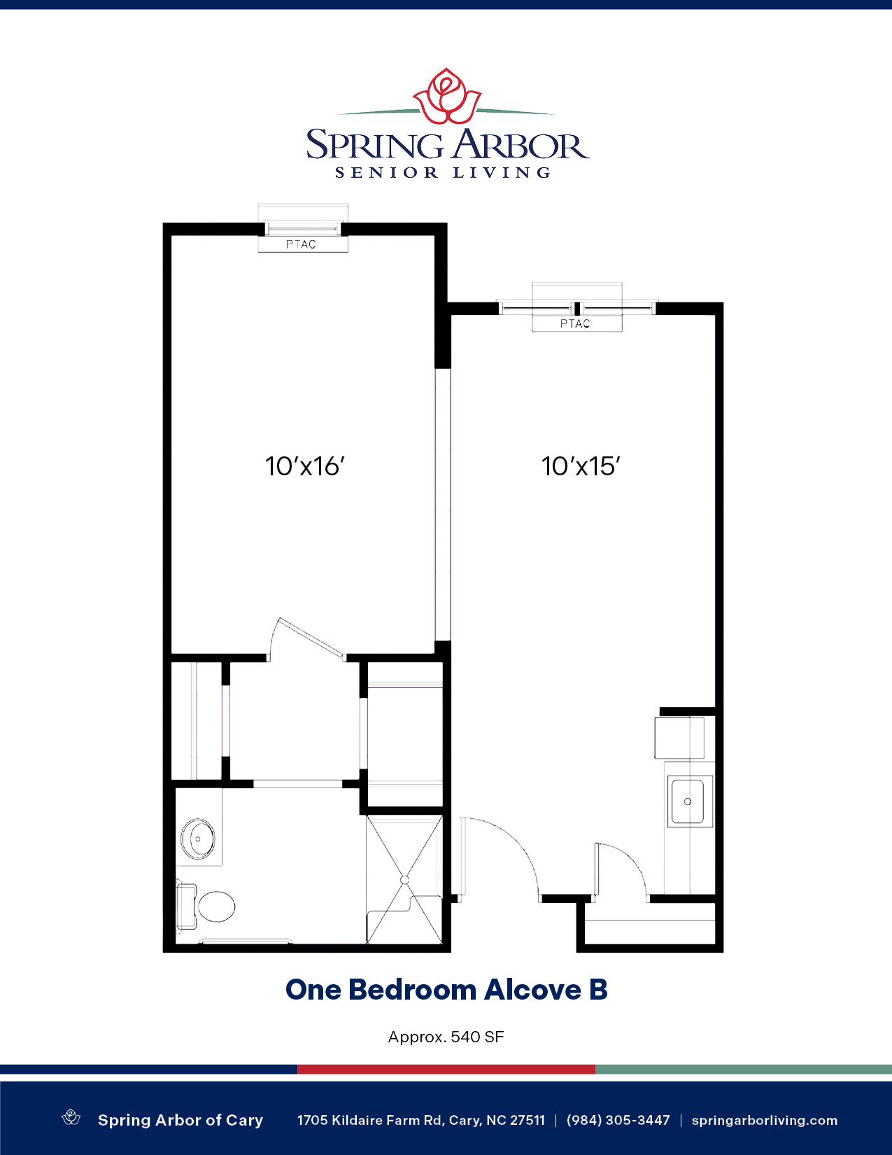One Bedroom Alcove B