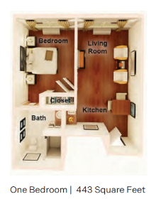 One Bedroom Spring Arbor Athens