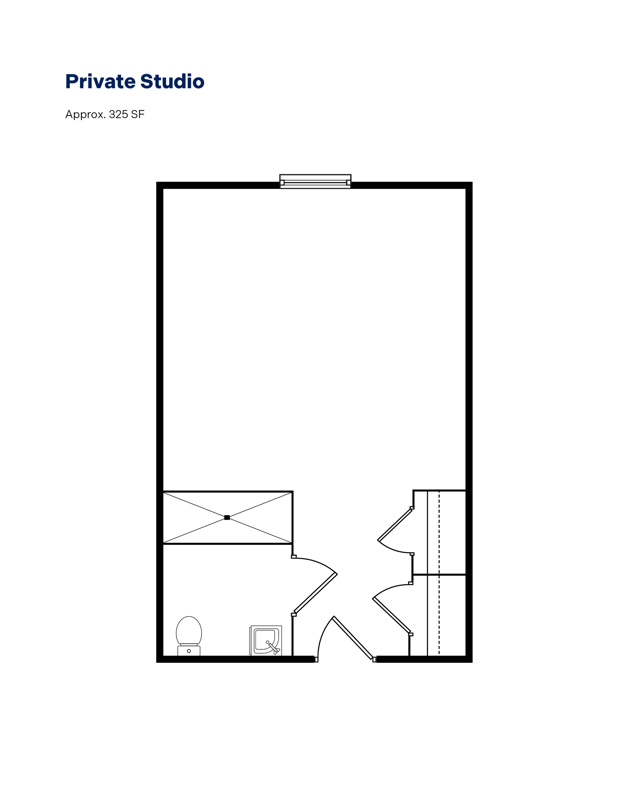 Private Studio Kinston Floor Plan