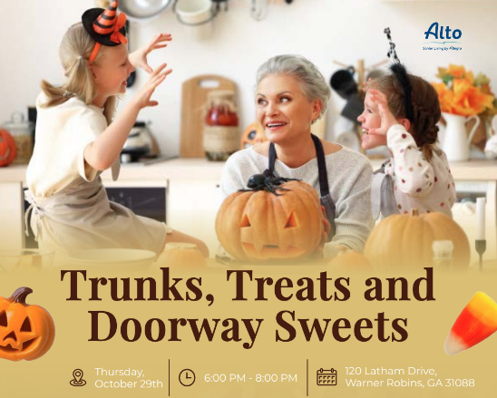Trunks, Treats and Doorway Sweets