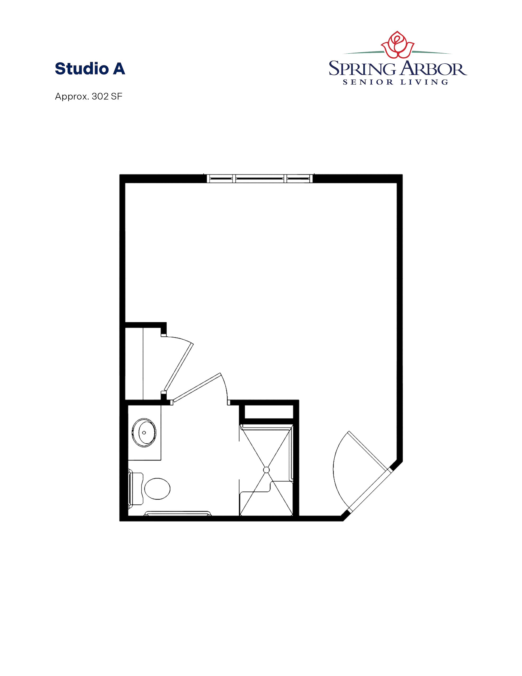 Studio A Salisbury Floor Plan
