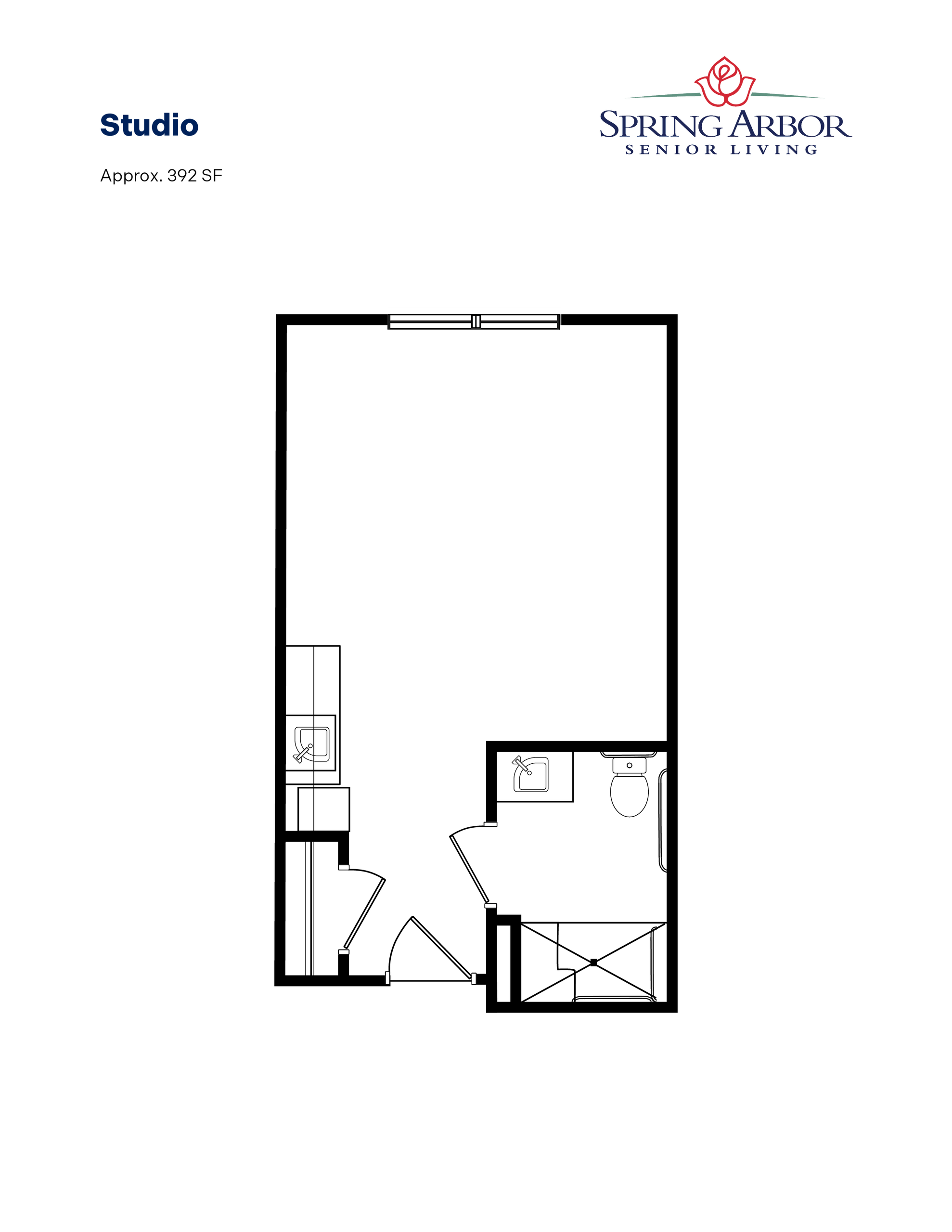 Studio Outer Banks Floor Plan