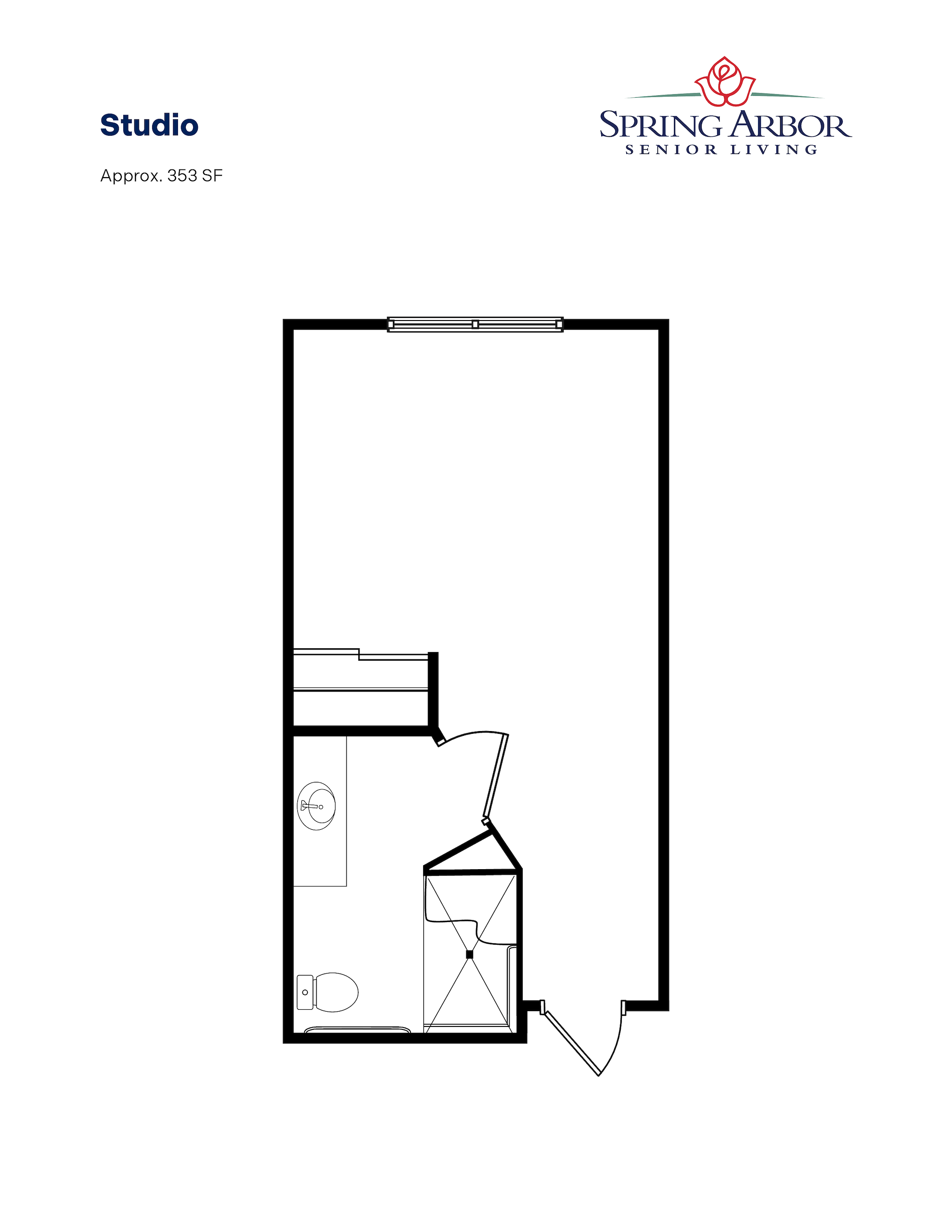 Studio Salisbury Floor Plan