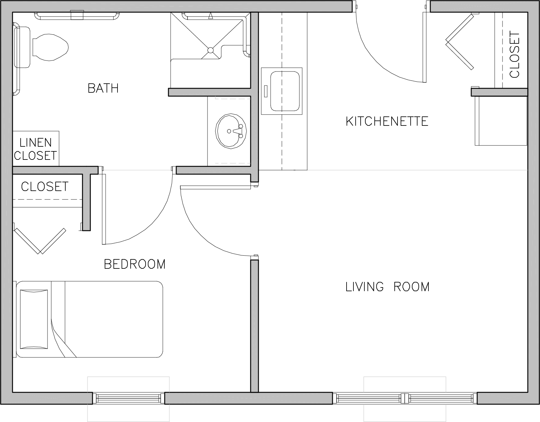 Unit F Windsor Manor Indianola Floor Plan