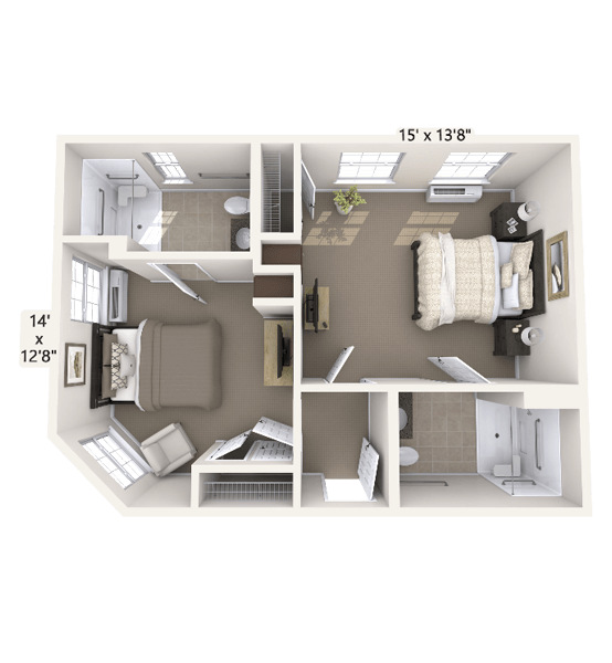 Duet Companion Suite Floor Plan