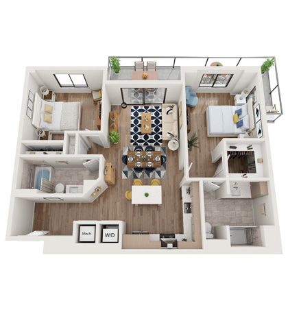 Minuet Floor Plan