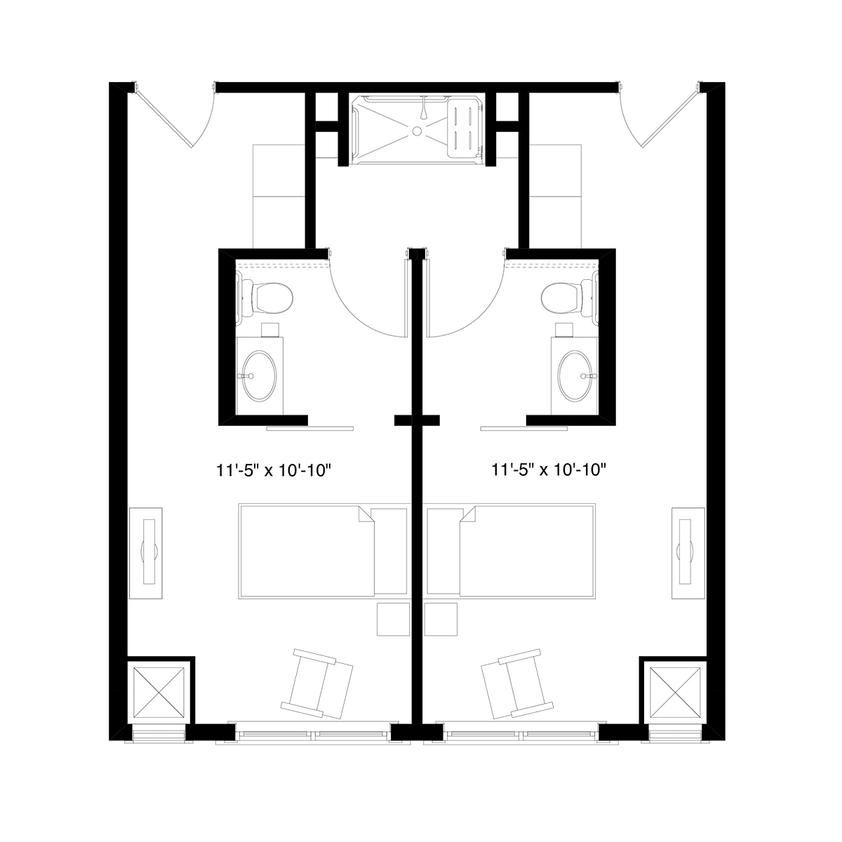 MC Companion Suite B Floor Plan