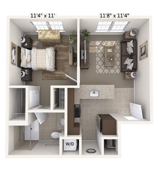 Soho 1 Floor Plan