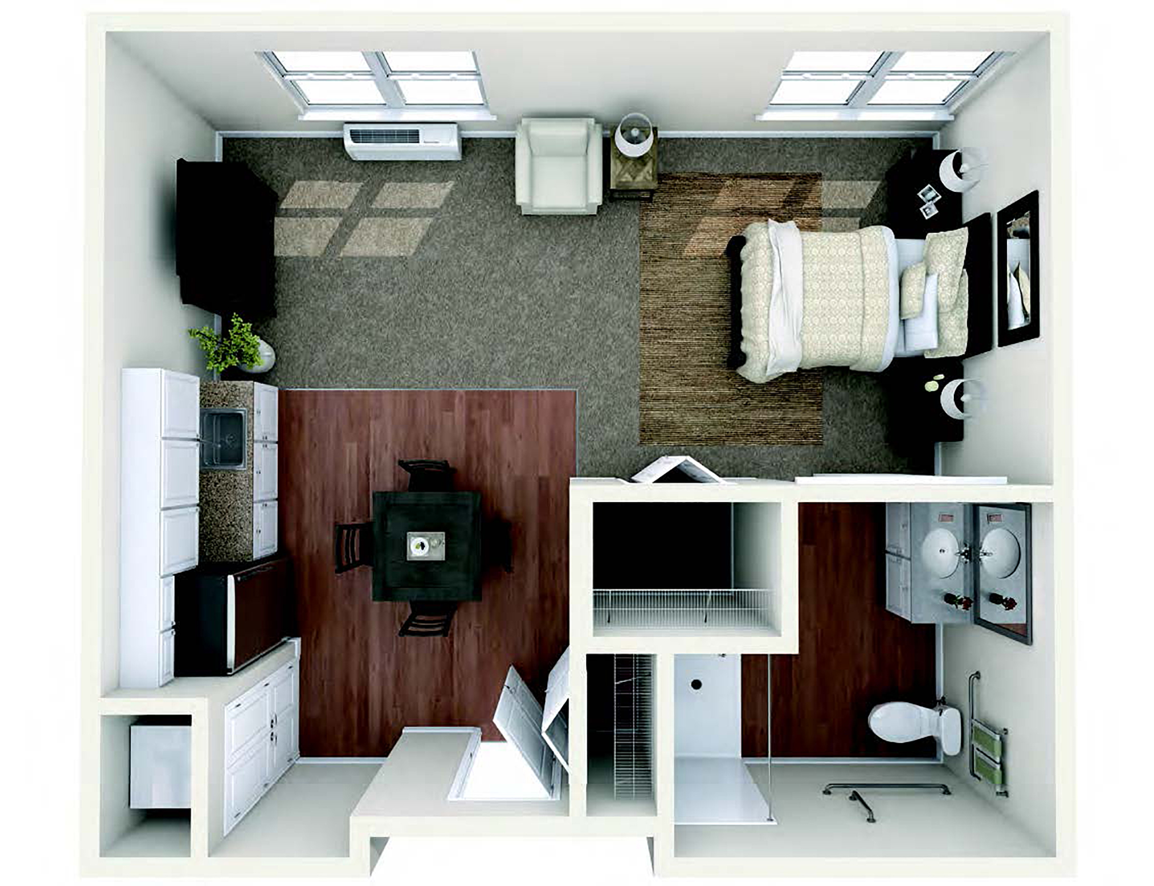 AL Studio Floor Plan