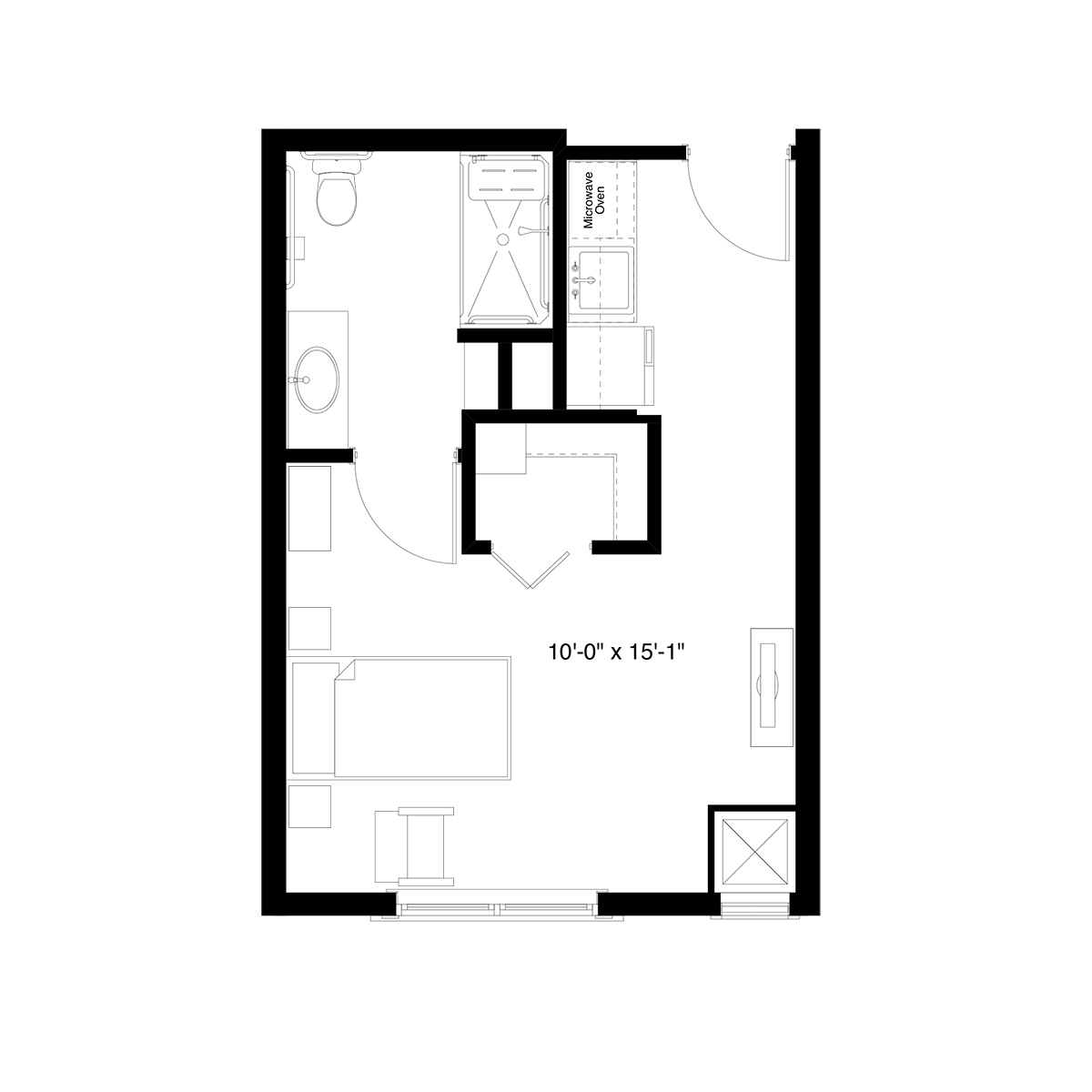 AL Studio Floor Plan