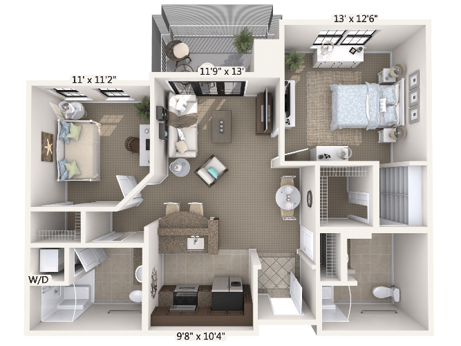 Crescendo w/ Den Floor Plan