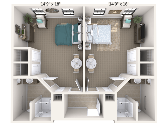 Duet Companion Suite Floor Plan