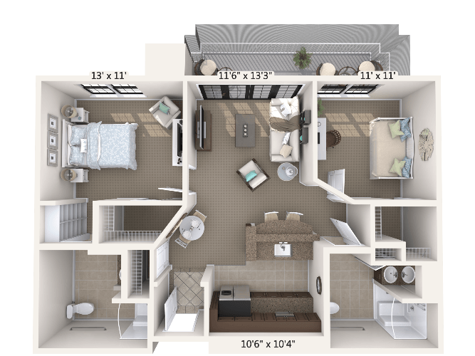 Lyric w/ Den Floor Plan