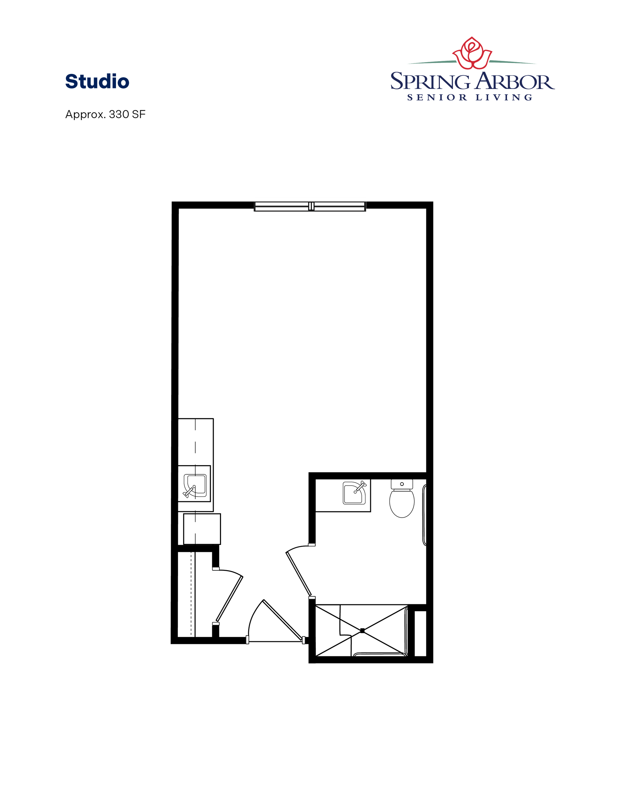 Studio Greensboro Floor Plan